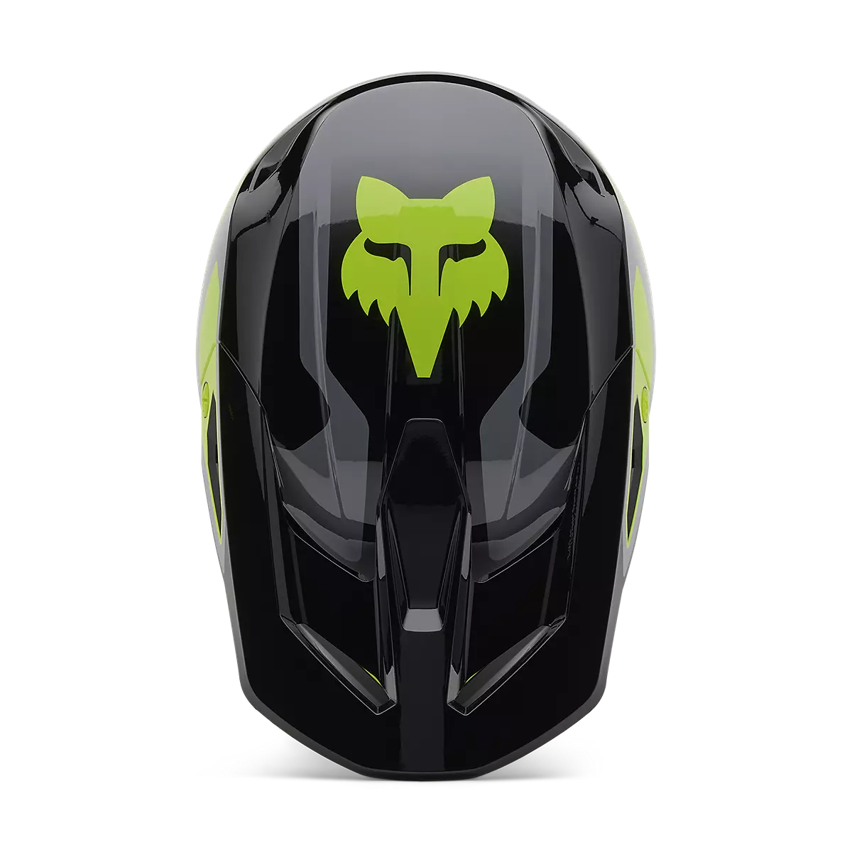 Fox Racing - V1 Lean Helmet-Grey/Yellow (32999-086)