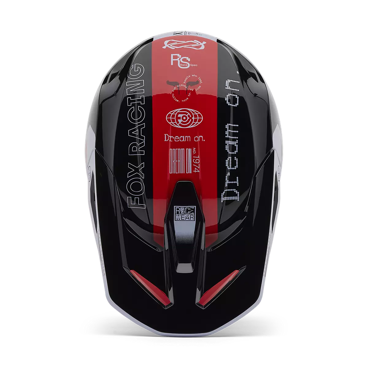 Fox Racing - V1 Race Spec Helmet-Flo Red (33000-110)