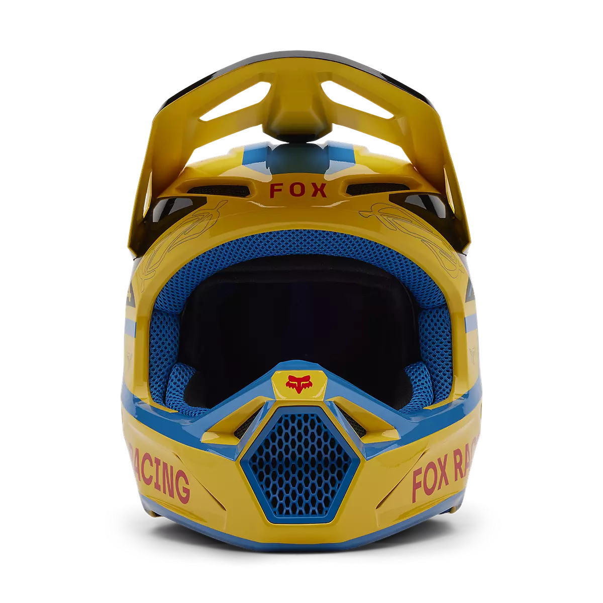 Fox Racing - V1 Race Spec Helmet-Pale Yellow (33000-274)