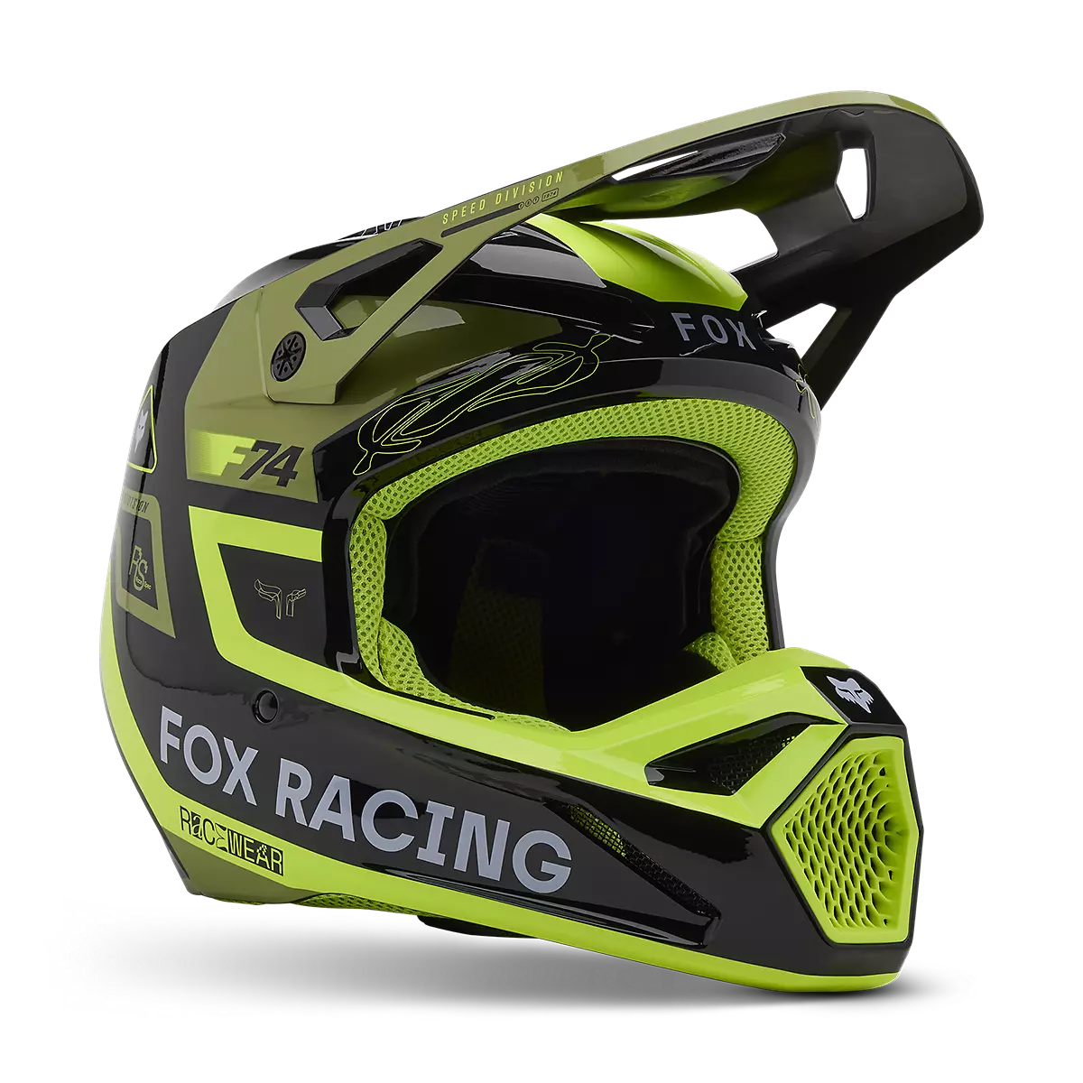 Fox Racing - V1 Race Spec Helmet-Pale Green (33000-275)