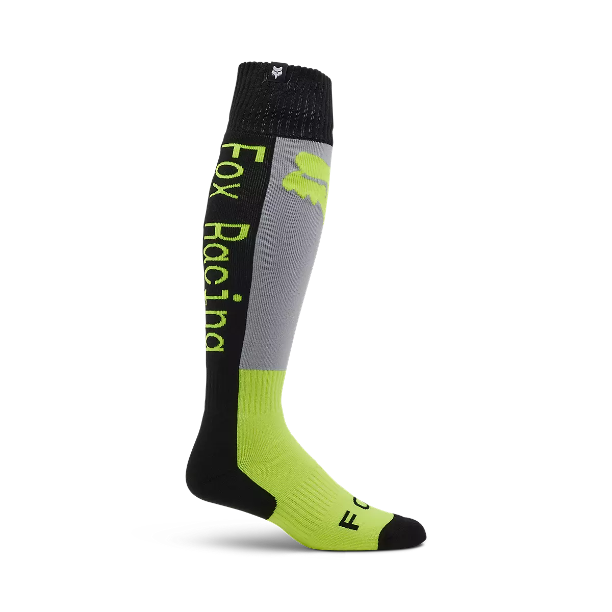 Fox Racing - 180 Lean Sock-Grey/Yellow (33029-086)