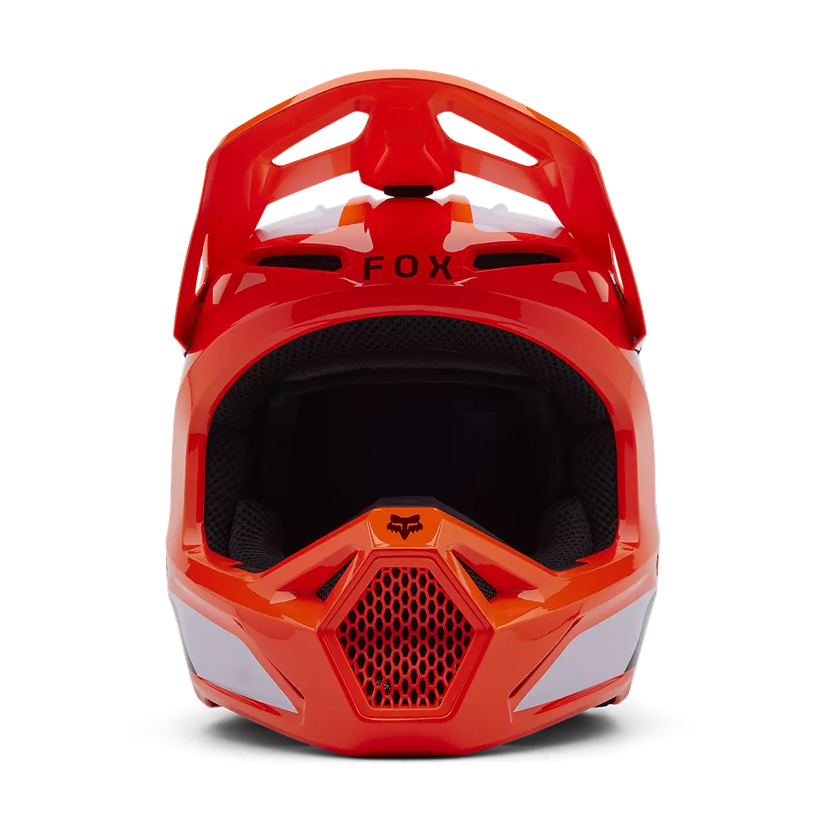 Fox Racing - Youth V1 Lean Helmet-Flo Orange (33046-824)