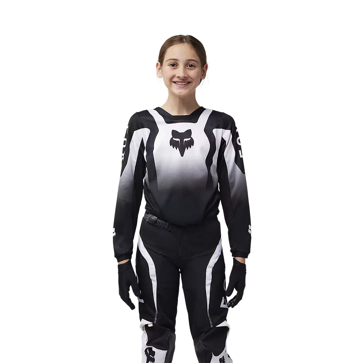 Fox Racing - Youth 180 Lean Jersey-Black/White (33049-018)