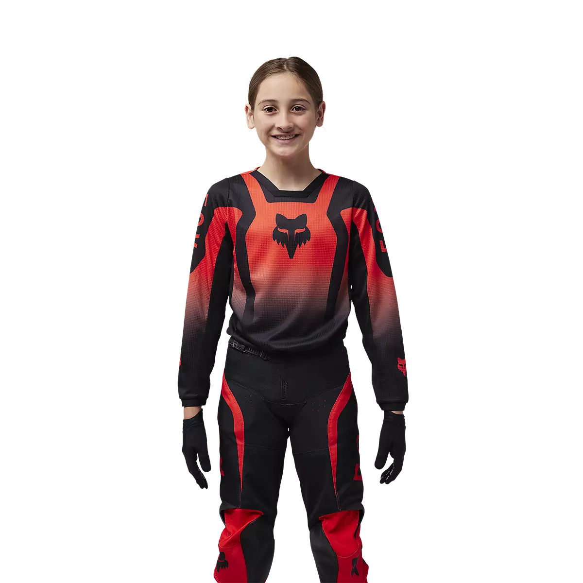 Fox Racing - Youth 180 Lean Jersey-Flo Red (33049-110)