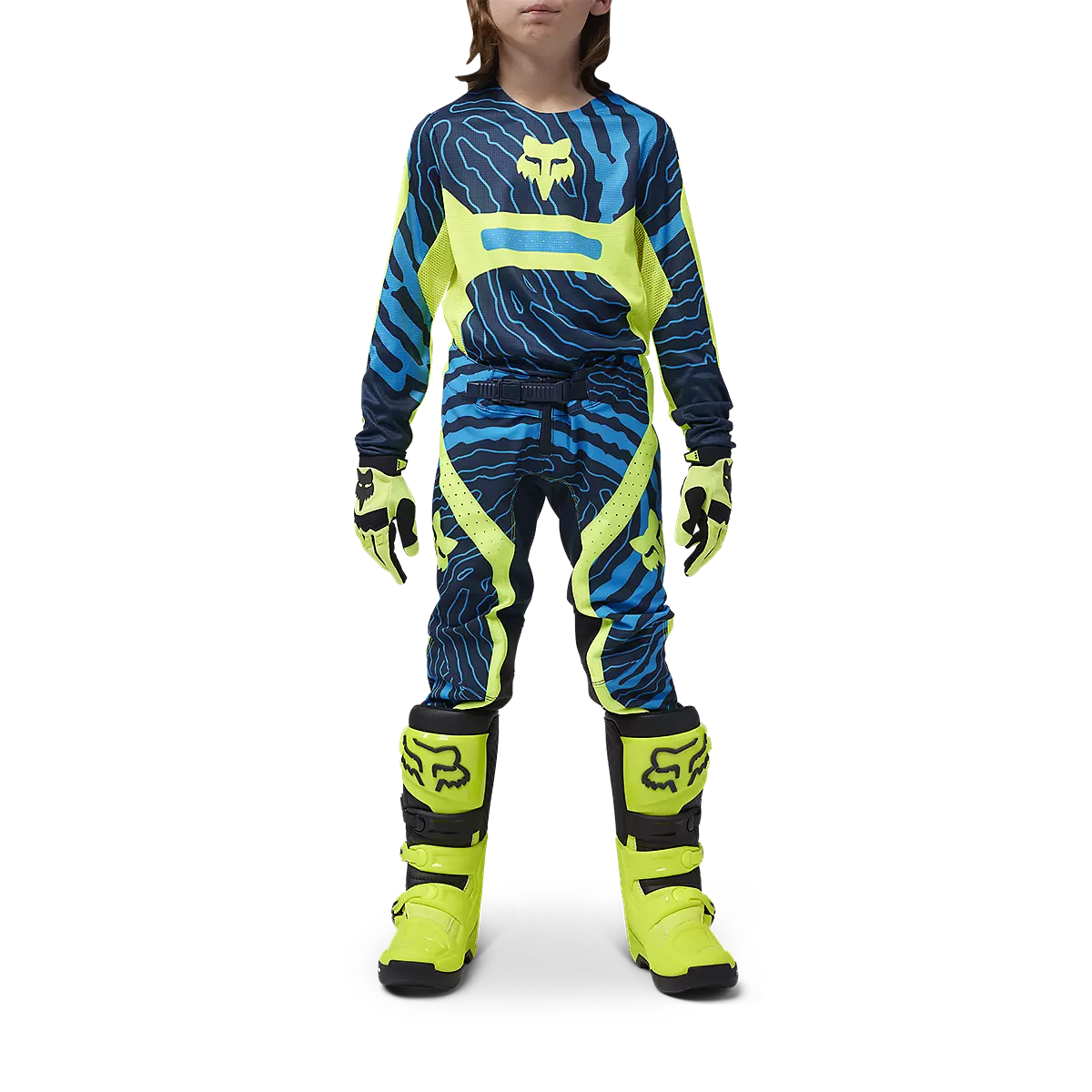 Fox Racing - Youth Flexair Impression Pants-Flo Yellow (33057-130)