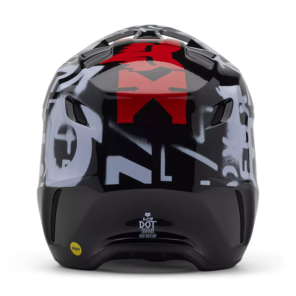 Fox Racing - V3 Seventy4 Helmet-Black (33122-001)