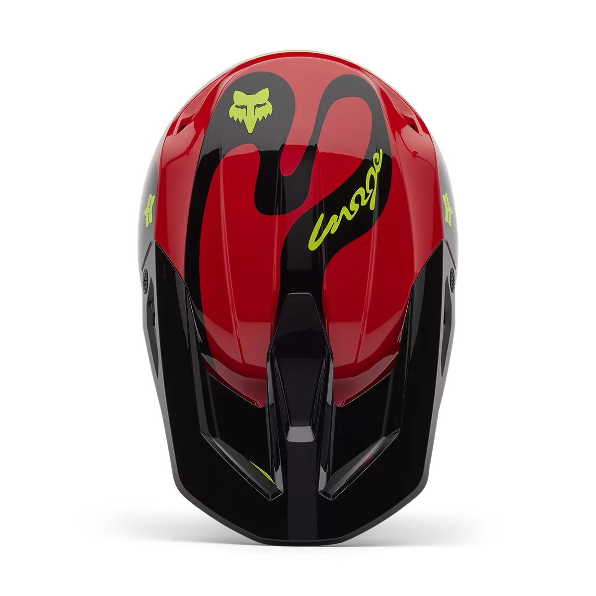 Fox Racing - V1 Emotion Helmet-Flo Red (33123-110)