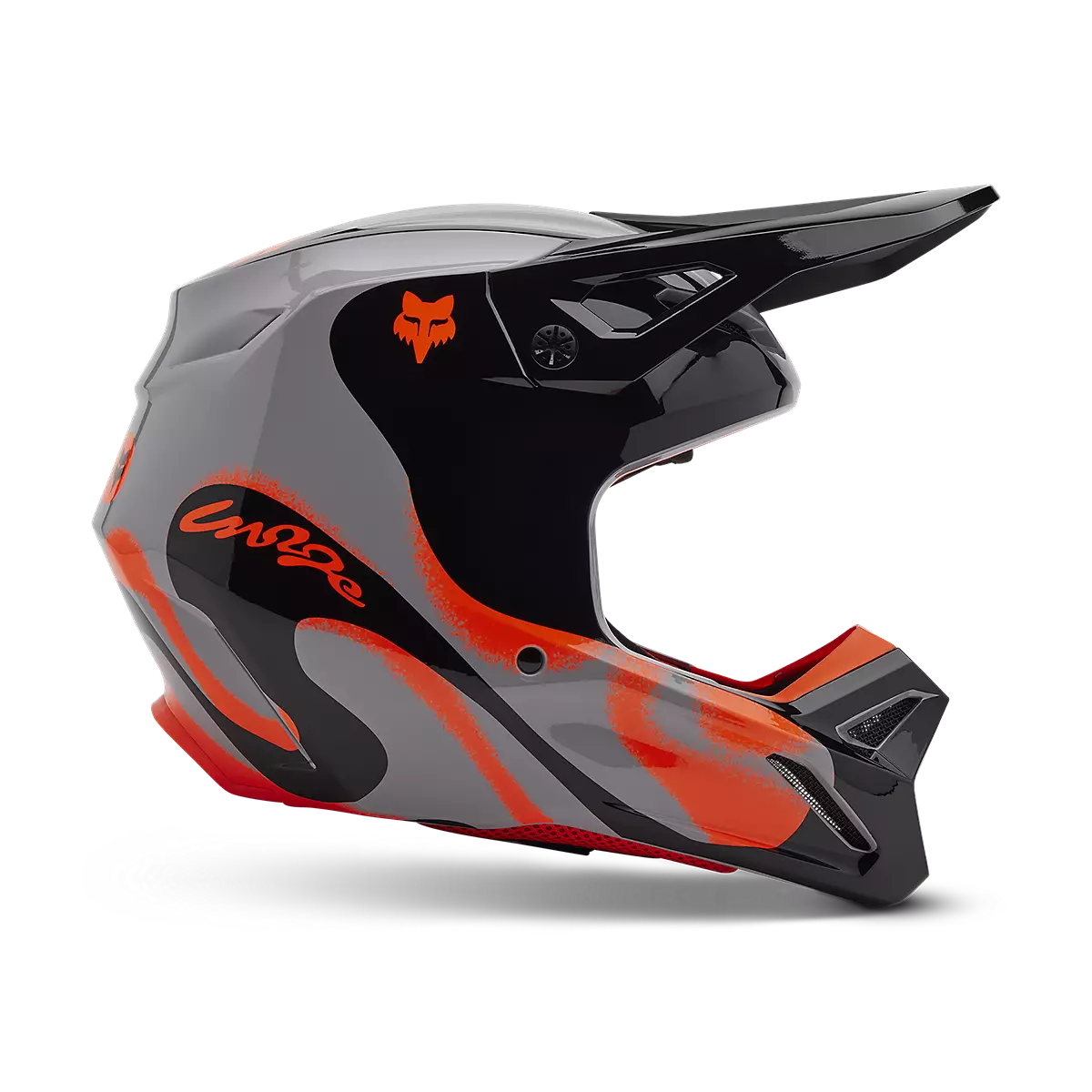 Fox Racing - V1 Emotion Helmet-Steel Gray (33123-172)