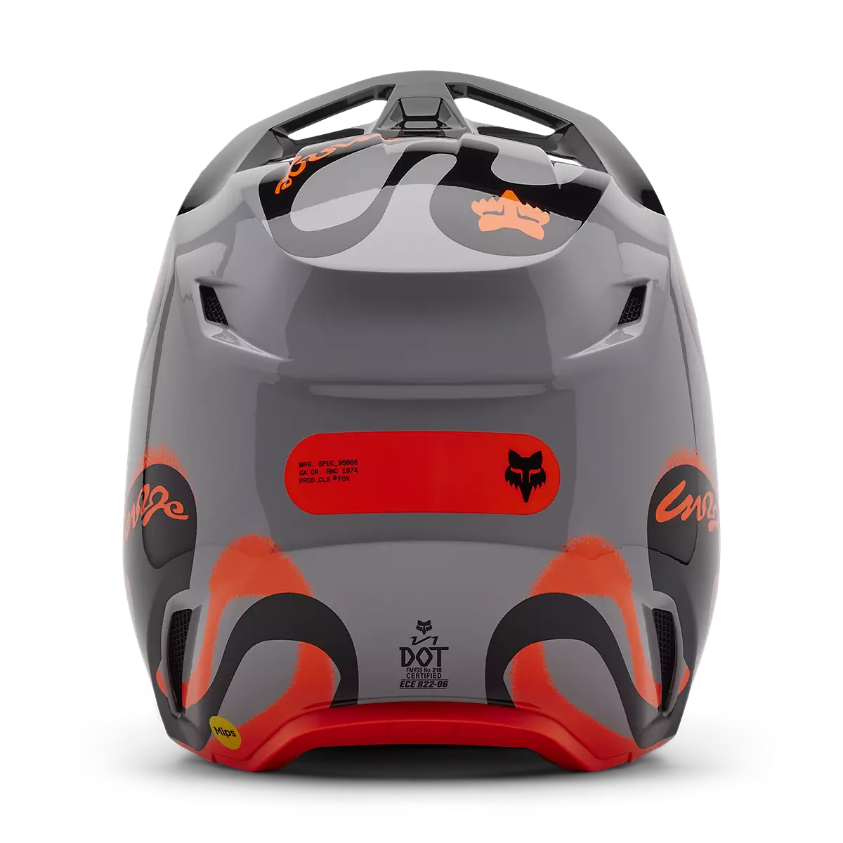 Fox Racing - V1 Emotion Helmet-Steel Gray (33123-172)