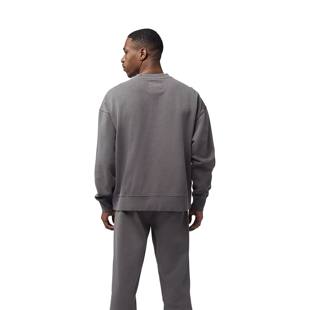 Fox Racing - Wordmark Oversized Crew Pullover-Pewter (33142-052)