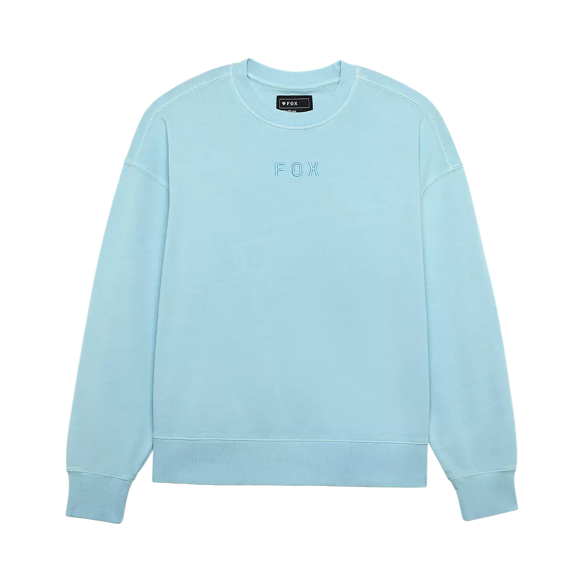 Fox Racing - Wordmark Oversized Crew Pullover-Light Blue (33142-116)