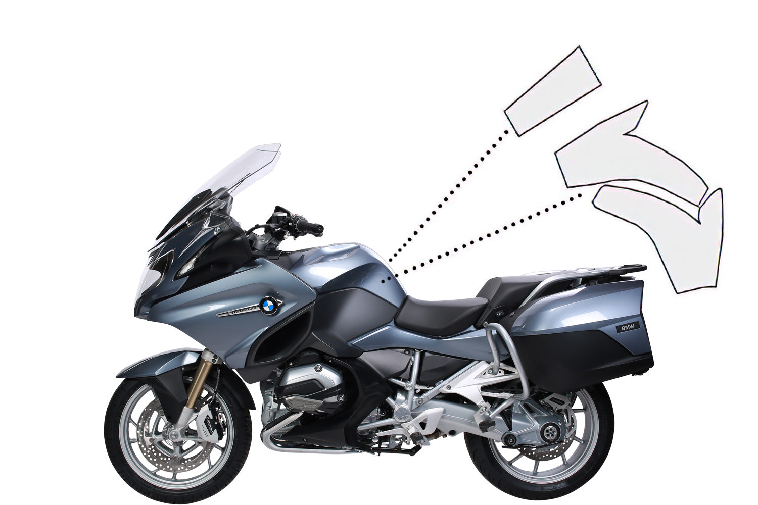 PremiumShield - Tank Protection for R 1200 RT LC