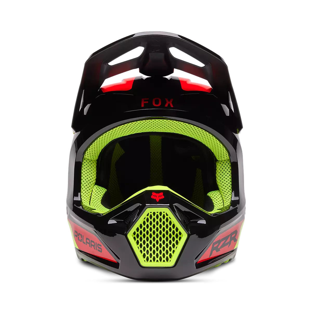 Fox Racing - V1 Polaris Helmet-Flo Yellow (33265-130)