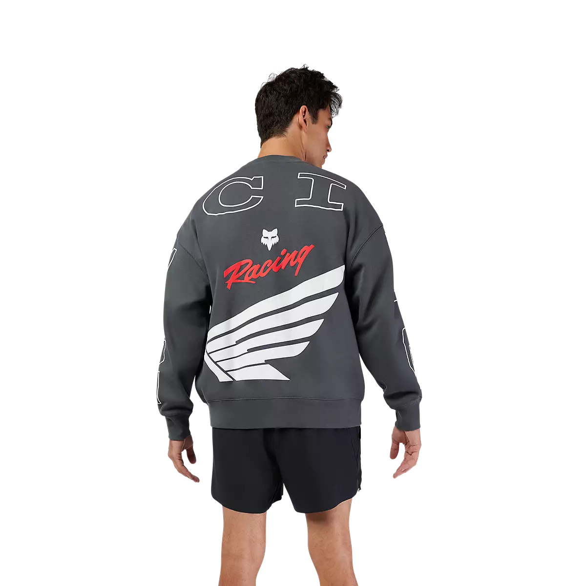 Fox Racing - Honda Oversized Crew Sweater-Dark Shadow (33374-330)