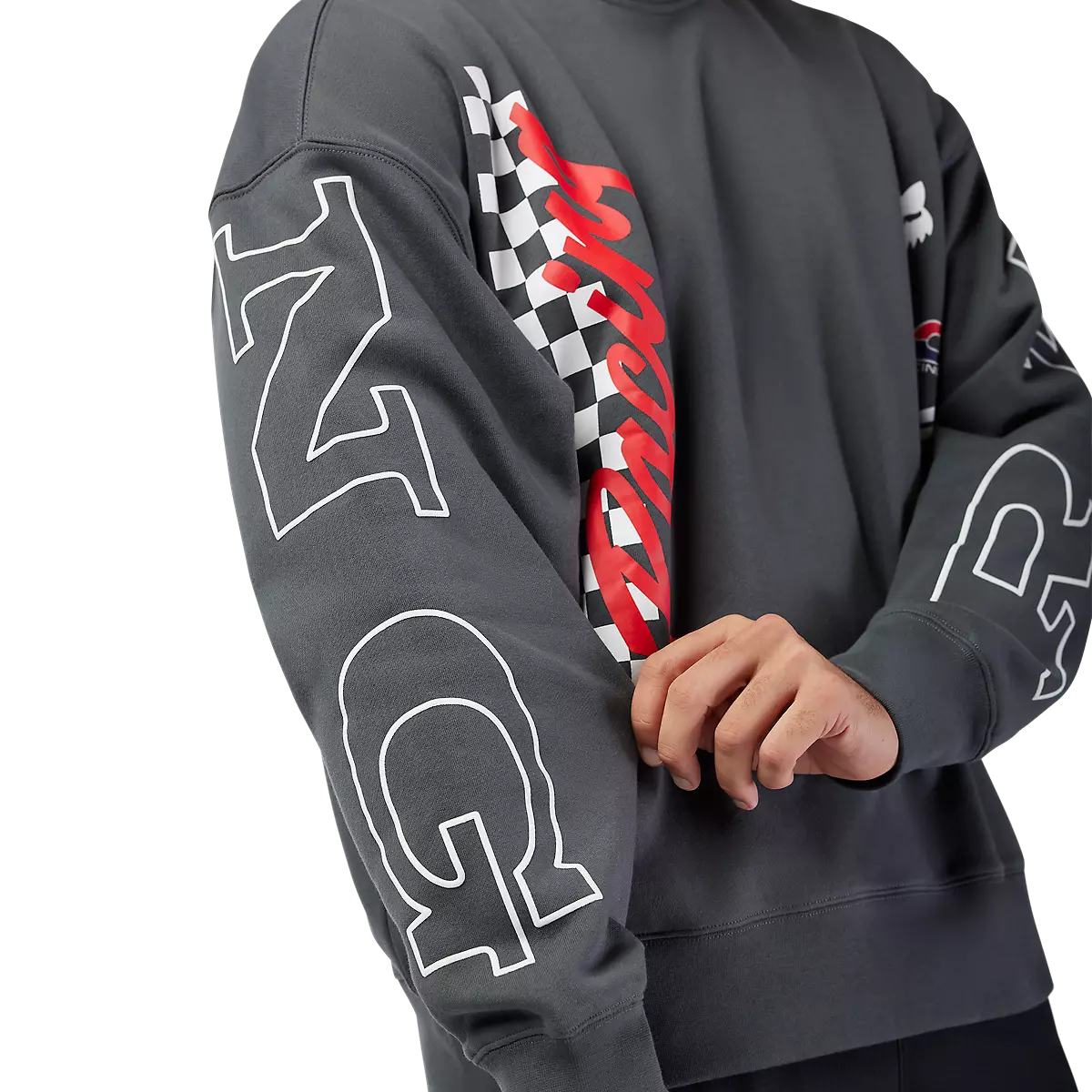 Fox Racing - Honda Oversized Crew Sweater-Dark Shadow (33374-330)