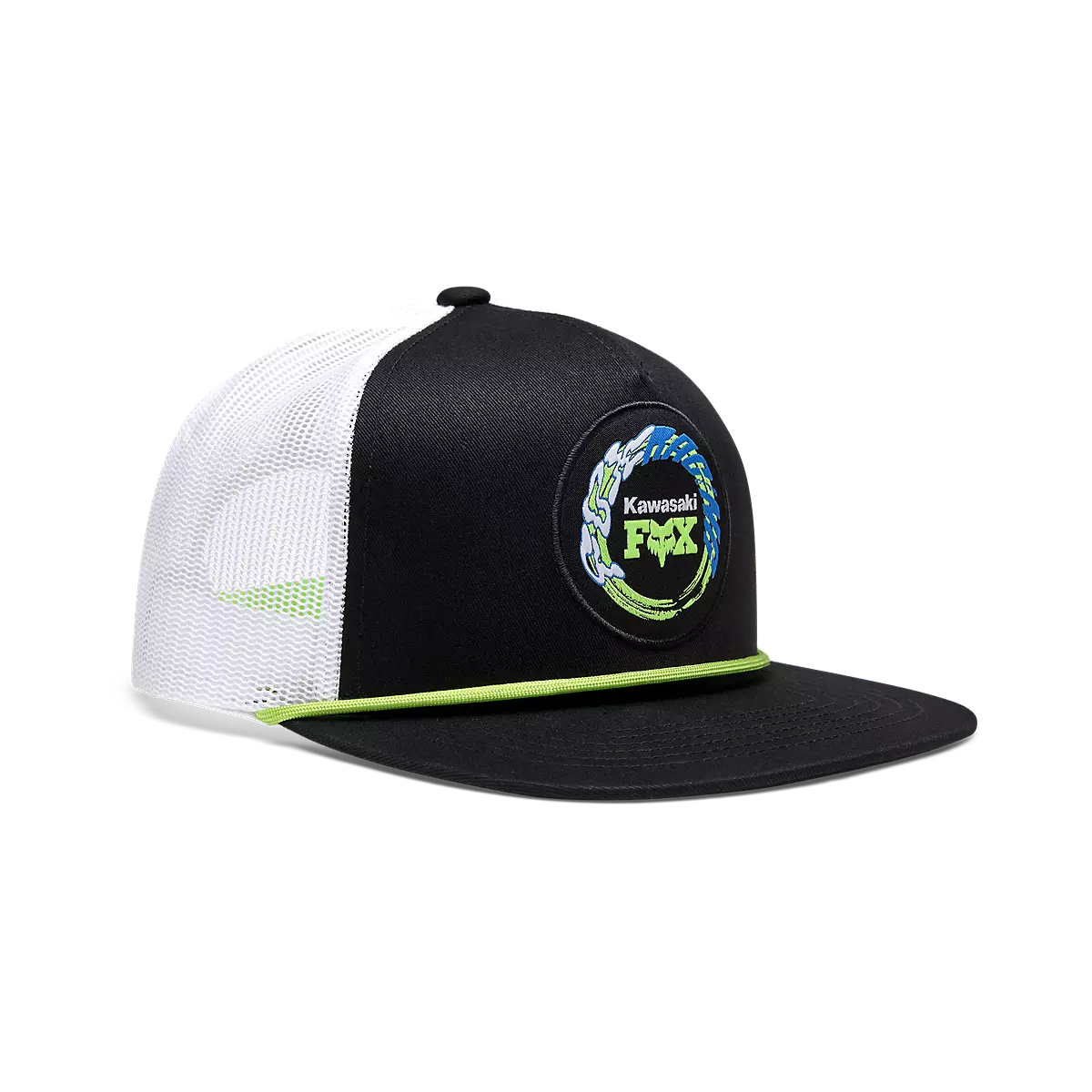 Fox Racing - Kawasaki Snapback Hat-Black (33391-001)