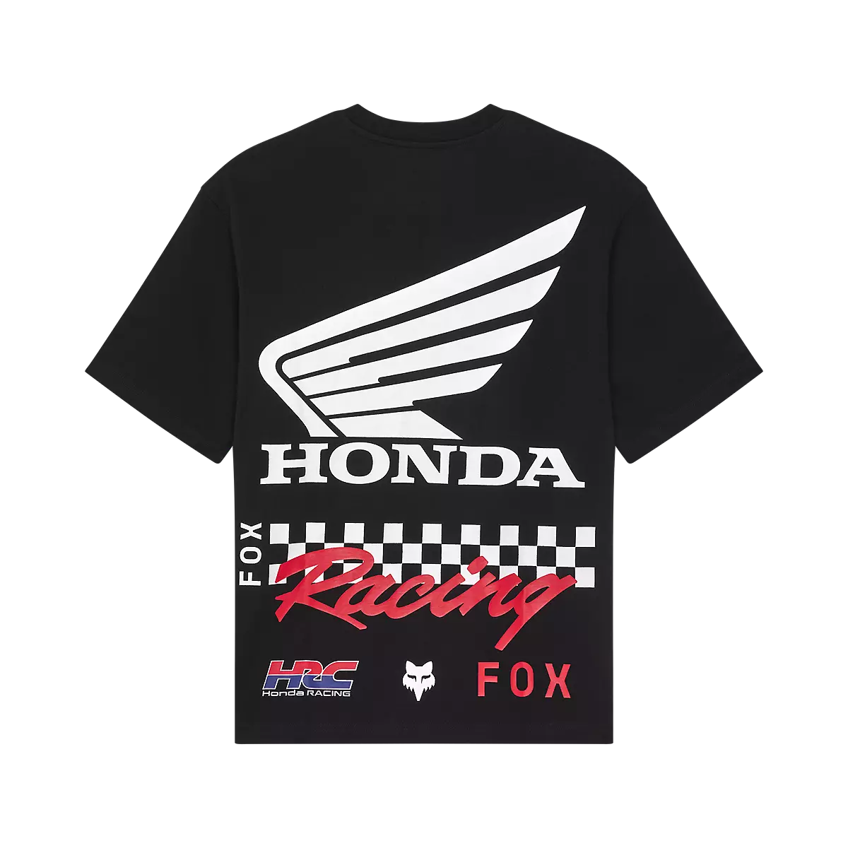 Fox Racing - Honda Oversized Short Sleeve Tee-Black (33421-001)