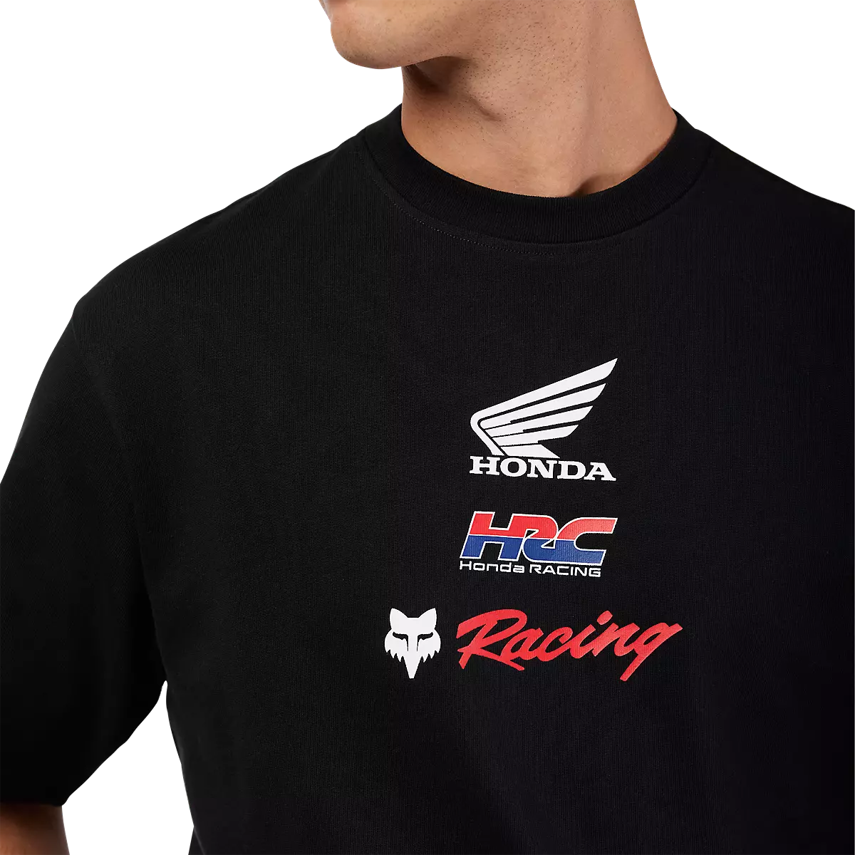Fox Racing - Honda Oversized Short Sleeve Tee-Black (33421-001)