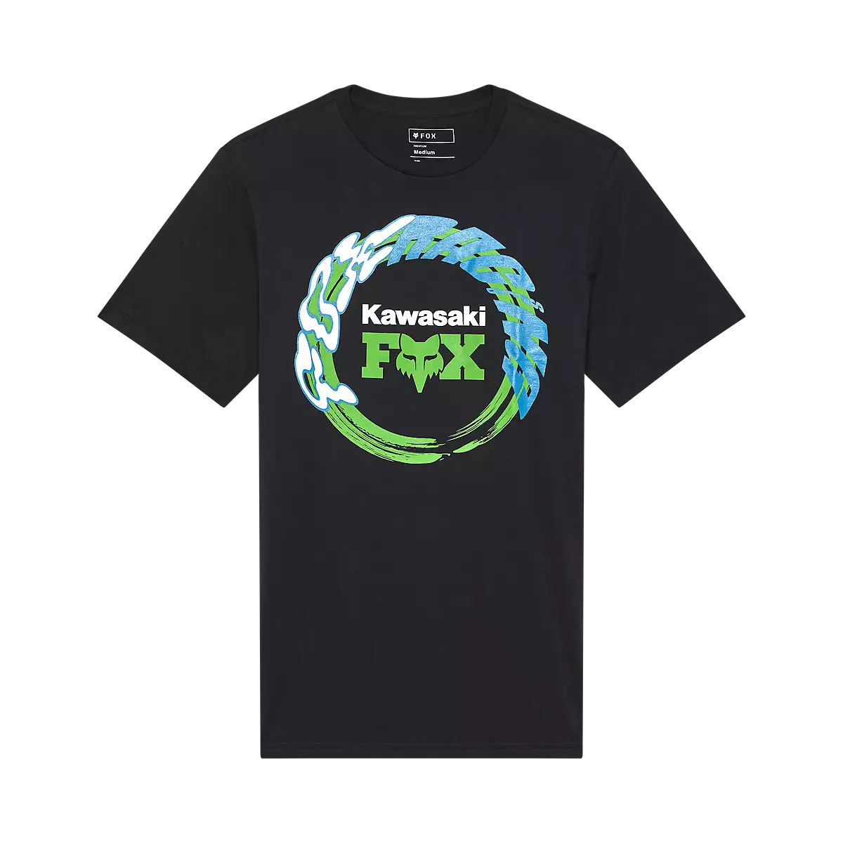 Fox Racing - Kawasaki Short Sleeve Tee-Black (33424-001)