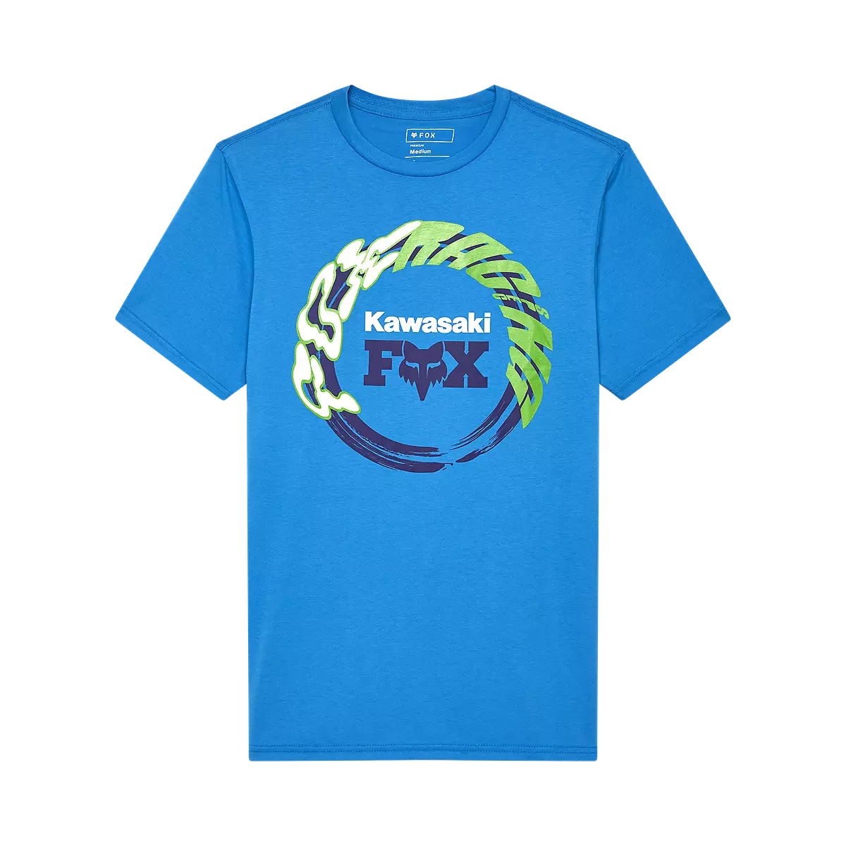 Fox Racing - Kawasaki Short Sleeve Tee-True Blue (33424-188)