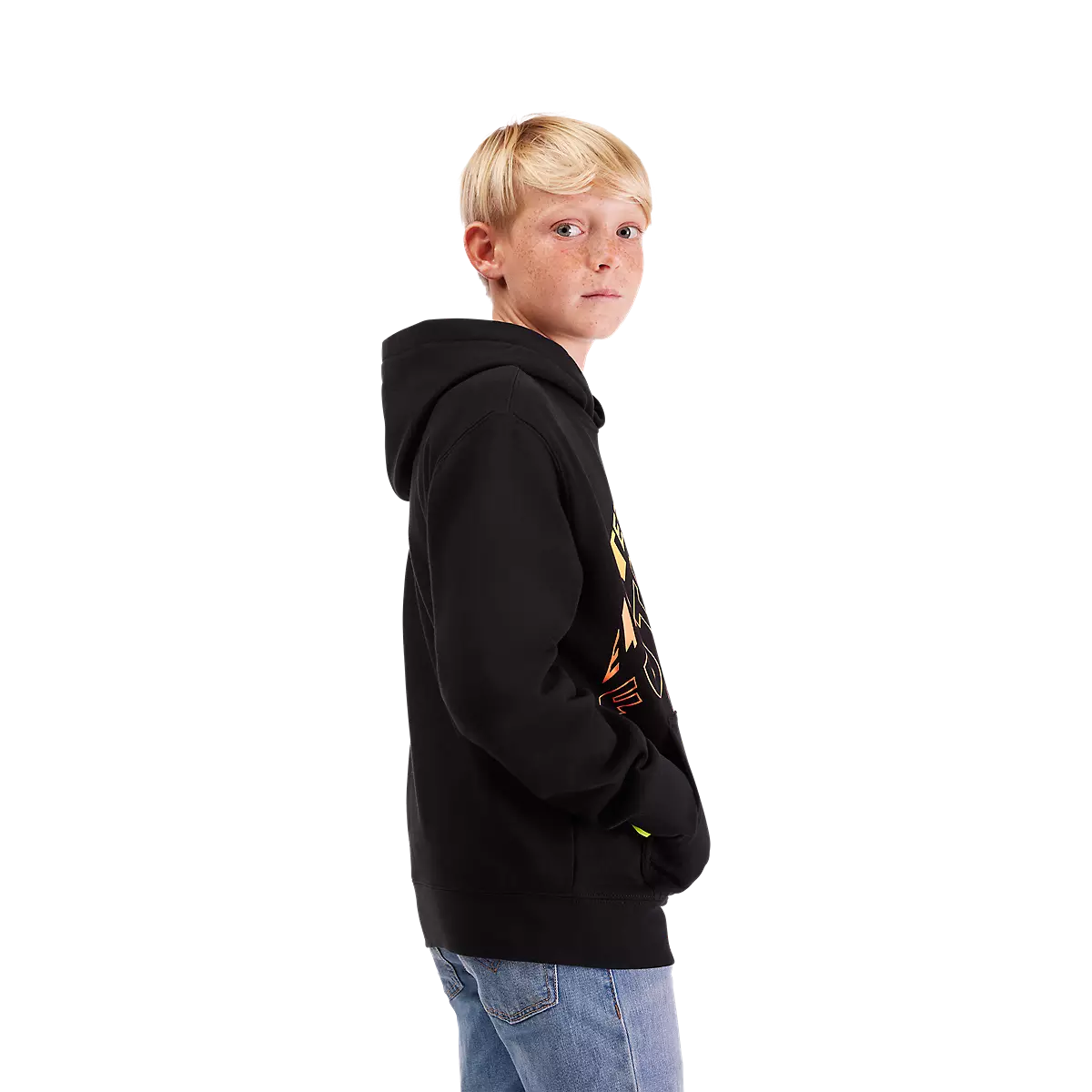 Fox Racing - Youth Elevated Pullover Hoodie-Black (33558-001)