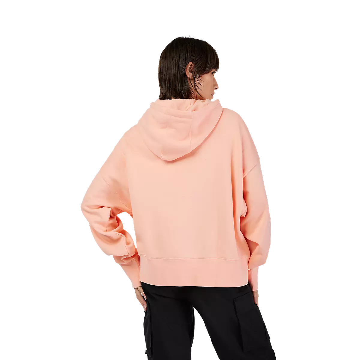Fox Racing - Womens Fox X Honda Oversized Pullover Hoodie-Pale Pink (33574-273)