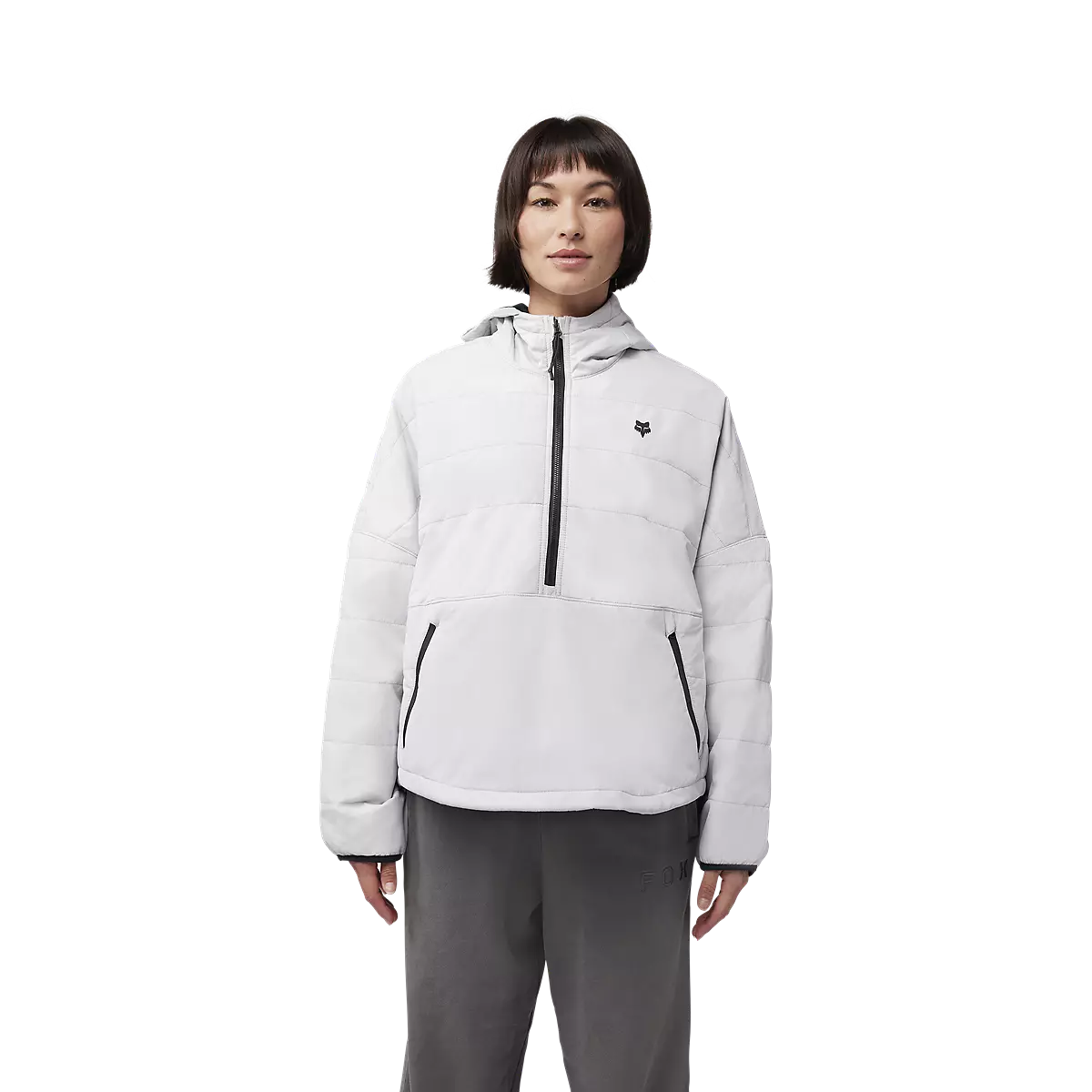 Fox Racing - Womens Howell Anorak Jacket-Light Grey (33691-097)