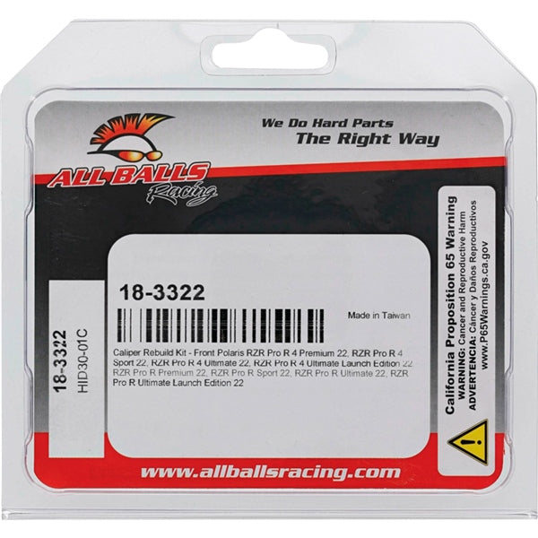 AllBallsRacing-CALIPER REBUILT KIT FT POL 18-3322 714205027853