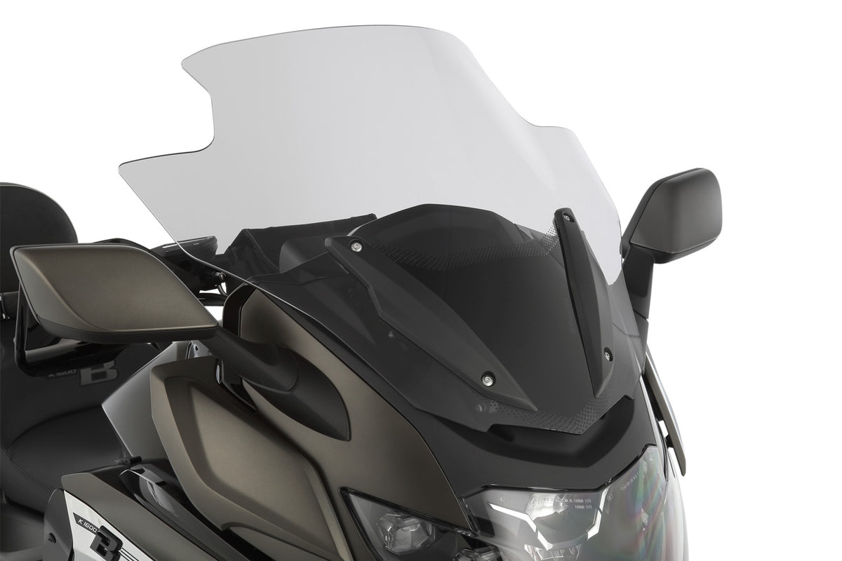 Wunderlich ERGO-Screen K1600GT for optimal and turbulence-free touring enjoyment.