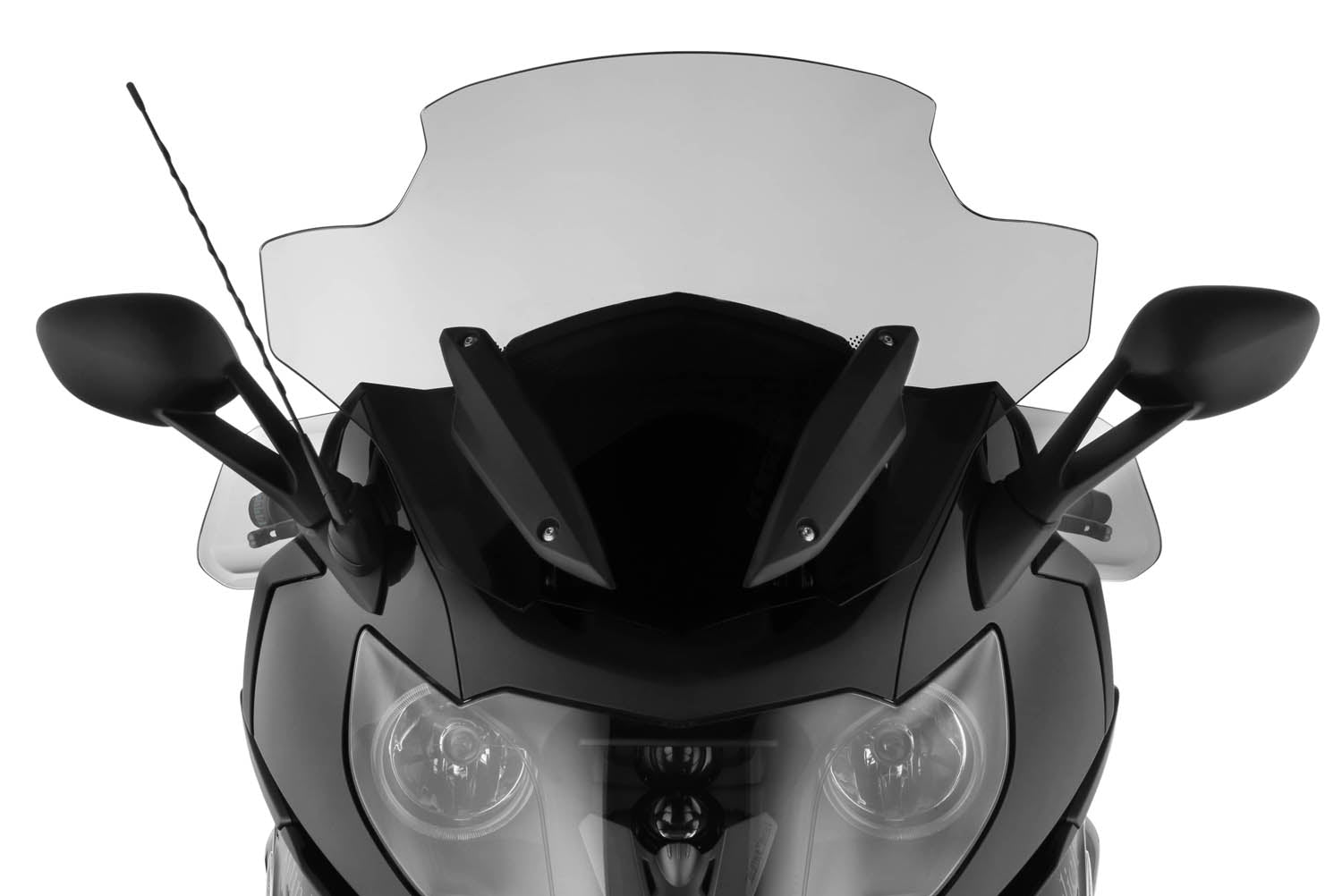 Wunderlich ERGO-Screen K1600GT for optimal and turbulence-free touring enjoyment.