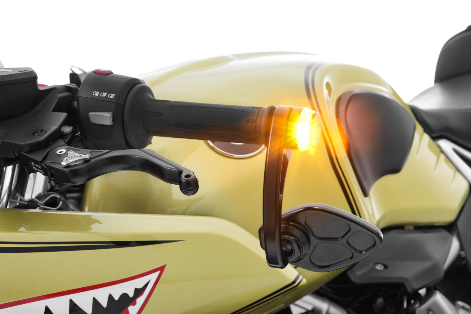 Adapter for handlebar end mirror and mo.Blaze Disk indicator-35661-200