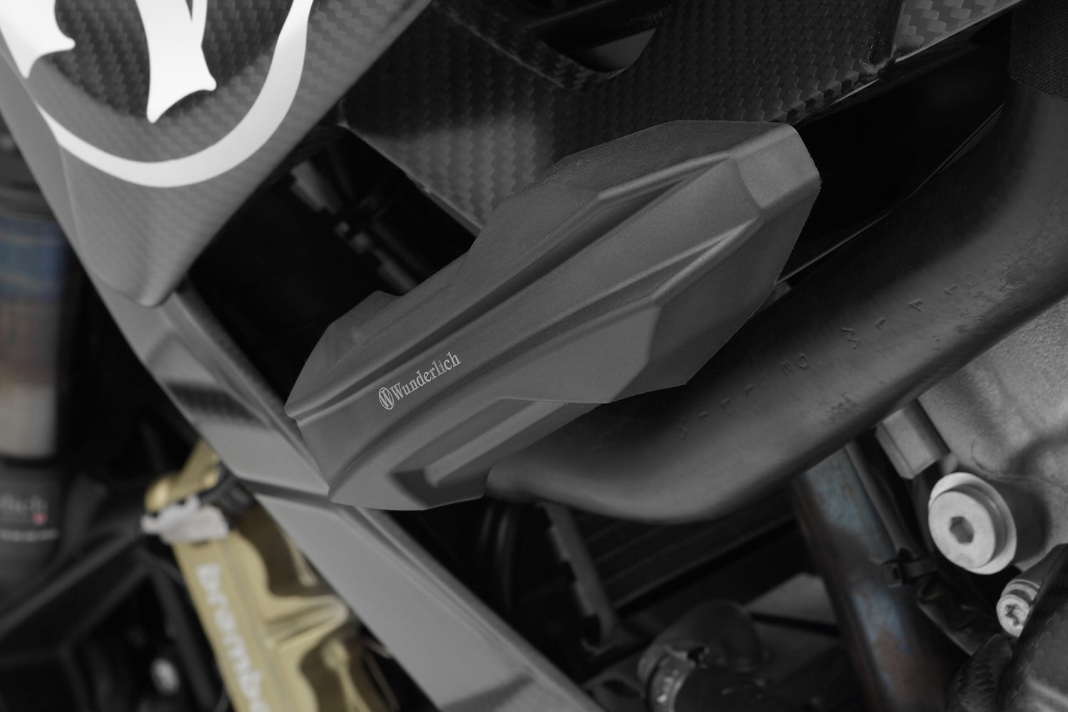 Wunderlich crash pads RACING S 1000 R - complete your BMW ✔ Premium components ✔ Integrated design ➜ Order now
