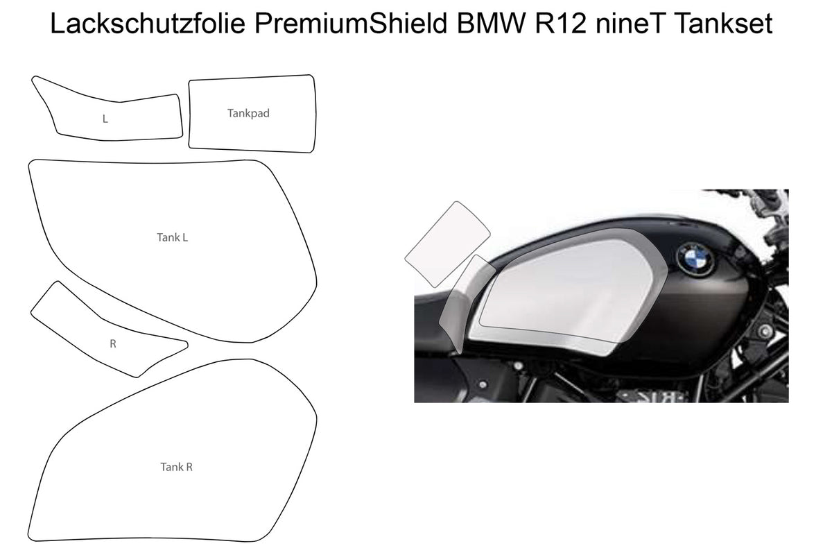 PremiumShield - Tank Protection for BMW R12 nineT