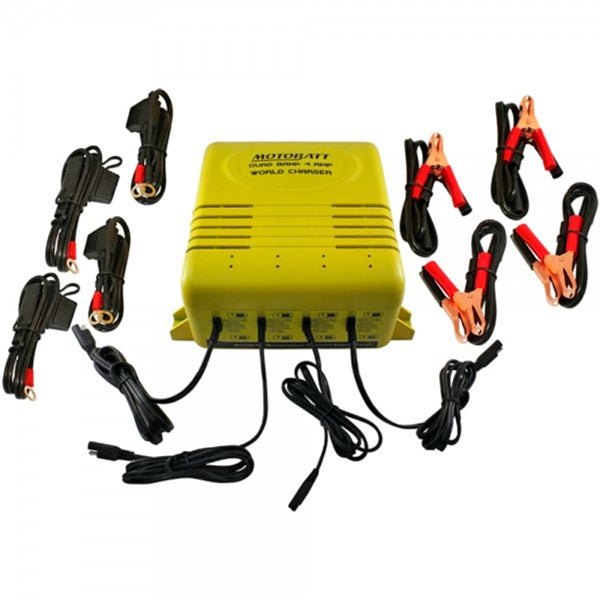 Motobatt-BATTERY CHARGER 4 BANK MOTOBATT MBC4B 