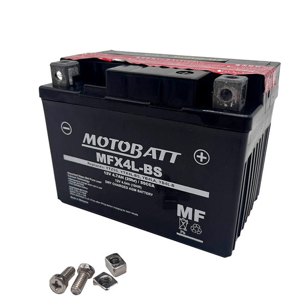 Motobatt-MFX4L-BS BATTERY YTX MF AGM MOTOBATT MFX4L-BS 