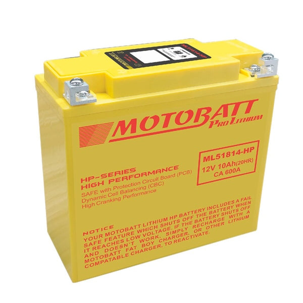 Motobatt-ML51814-HP BATTERY PRO LITHIUM MOTOBATT ML51814-HP 