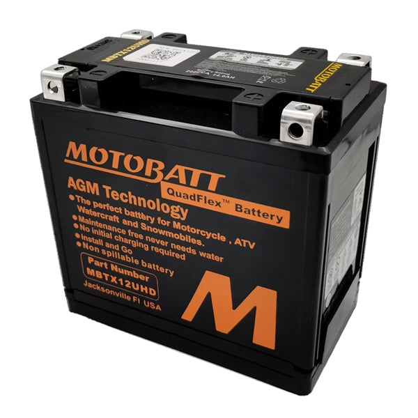 Motobatt-MBTX12UHD BATTERY QUADFLEX MOTOBATT MBTX12UHD 