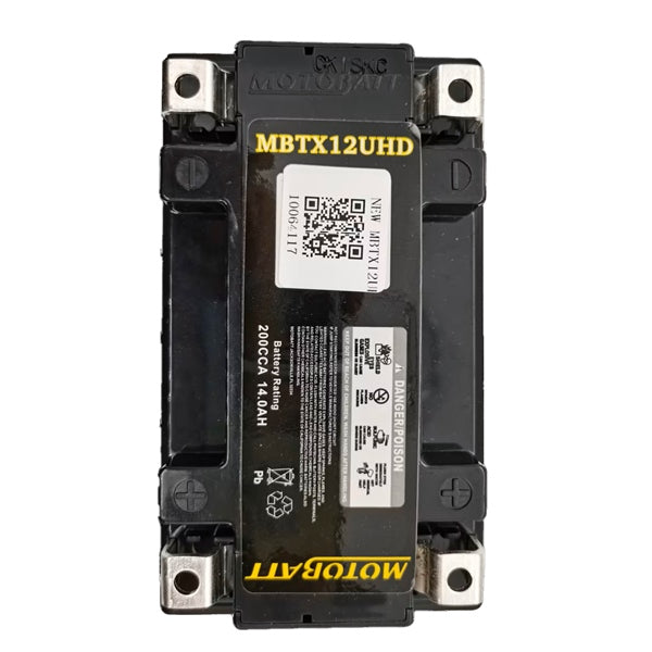 Motobatt-MBTX12UHD BATTERY QUADFLEX MOTOBATT MBTX12UHD 