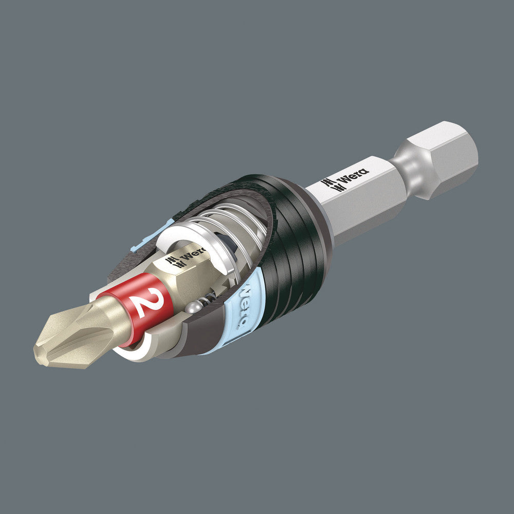 Wera Tools - 3888/4/1 K SB Rapidaptor Universal Bit Holder, stainless