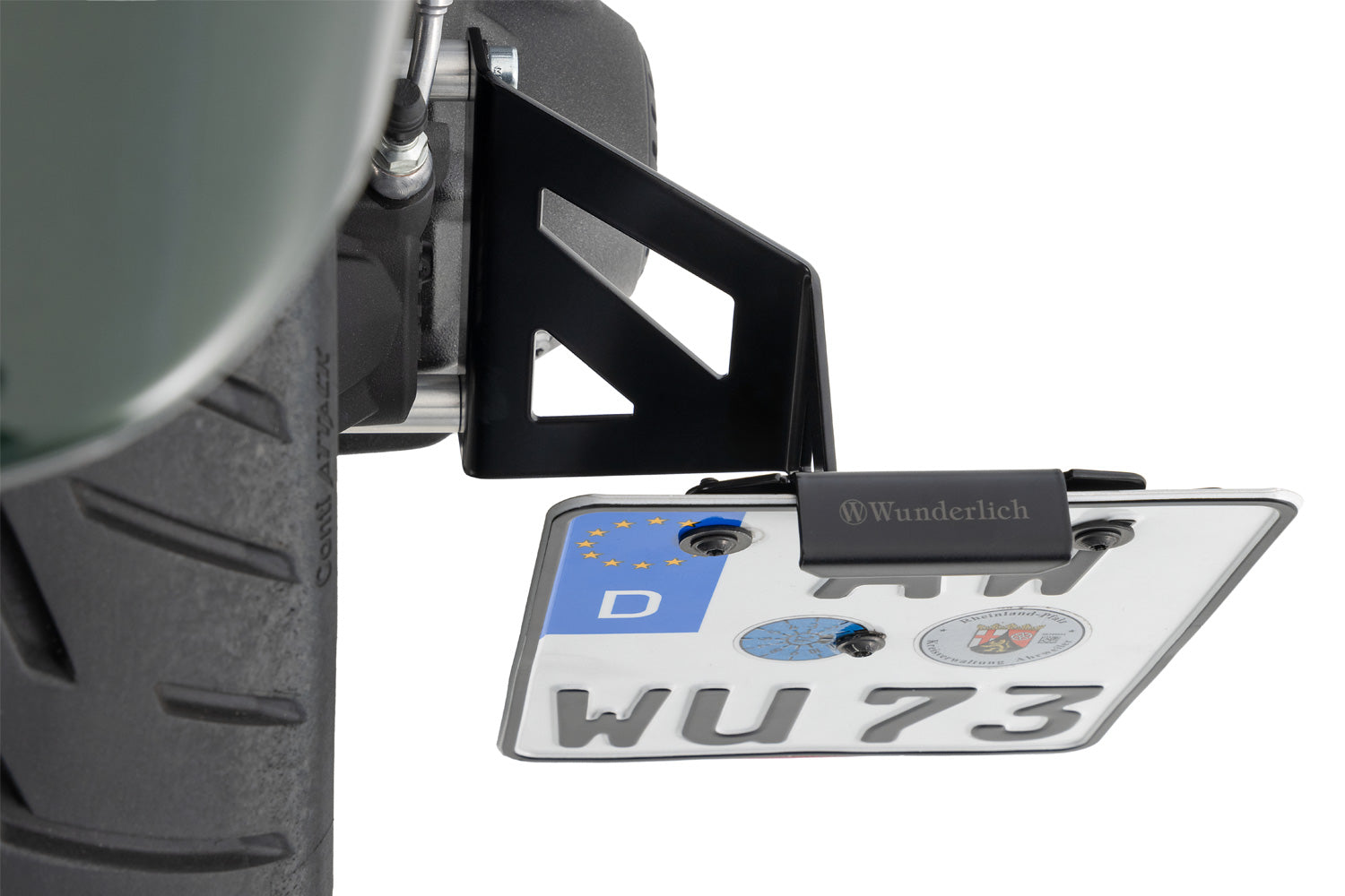 Wunderlich Number Plate Holder LOW R12 - Wunderlich ✔ Premium components ✔ Integrated design ➜ Order now