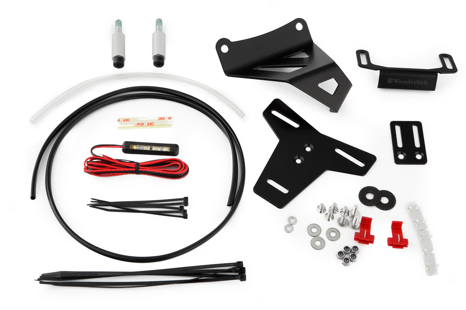 Wunderlich Number Plate Holder LOW R12 - Wunderlich ✔ Premium components ✔ Integrated design ➜ Order now