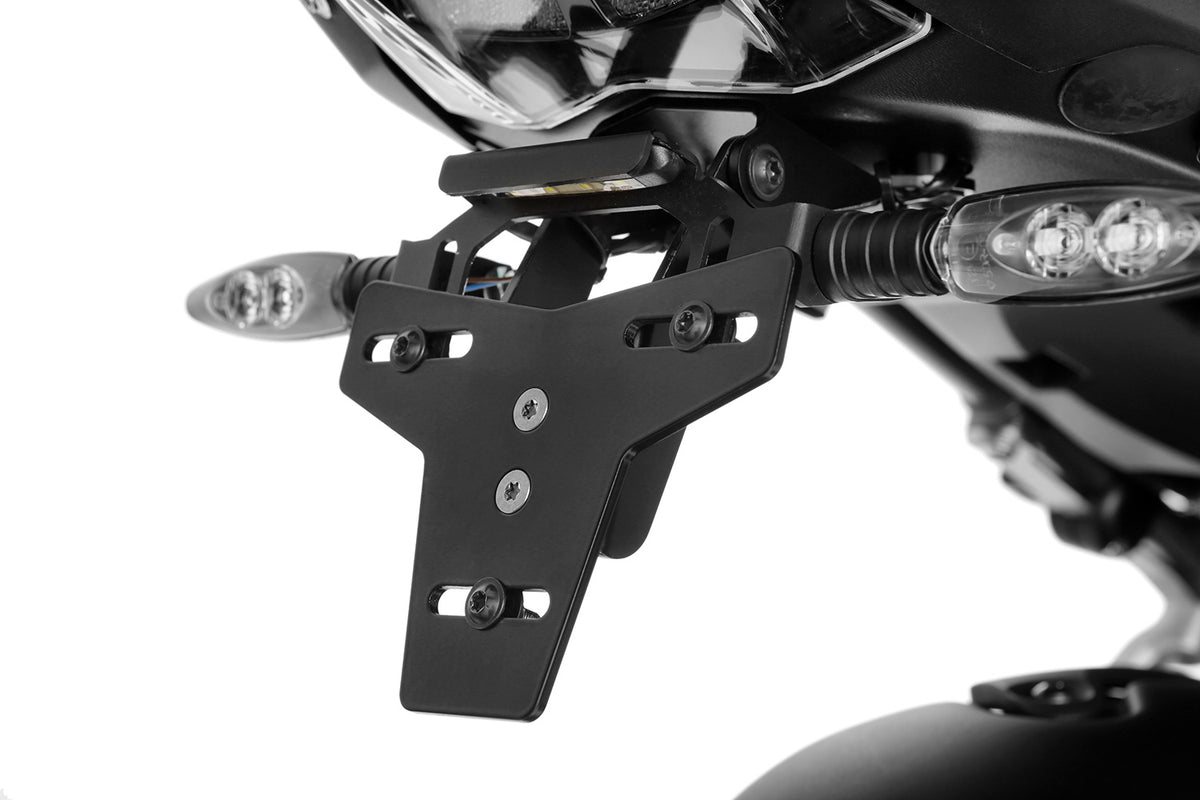 Lightweight, sophisticated and elegant – a stark contrast to the cumbersome original. Wunderlich Tail ConversionLicence Plate Holder »SPORT«