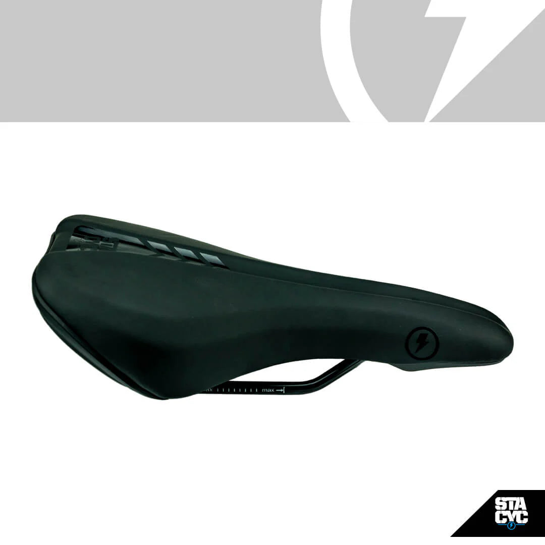 Stacyc - Saddle - Black/Black Chevron