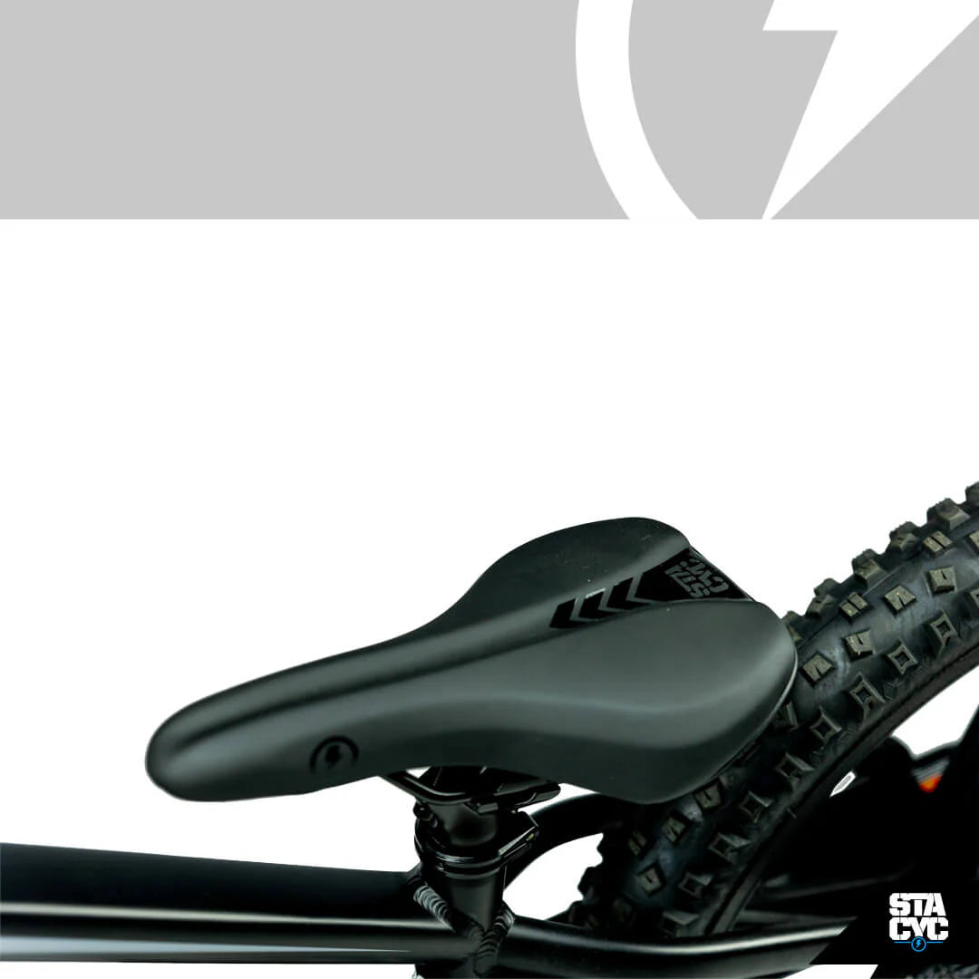 Stacyc - Saddle - Black/Black Chevron