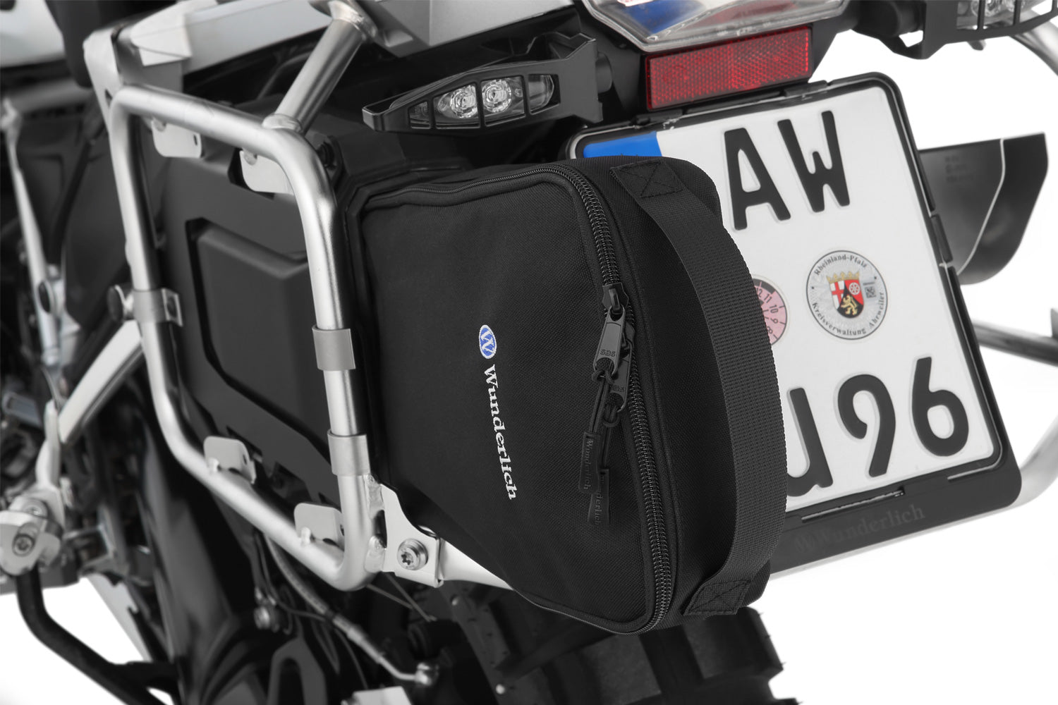 Tailored tool box for various bits and pieces  - Space-saving, integrated mounting on the left of the original case carrier!