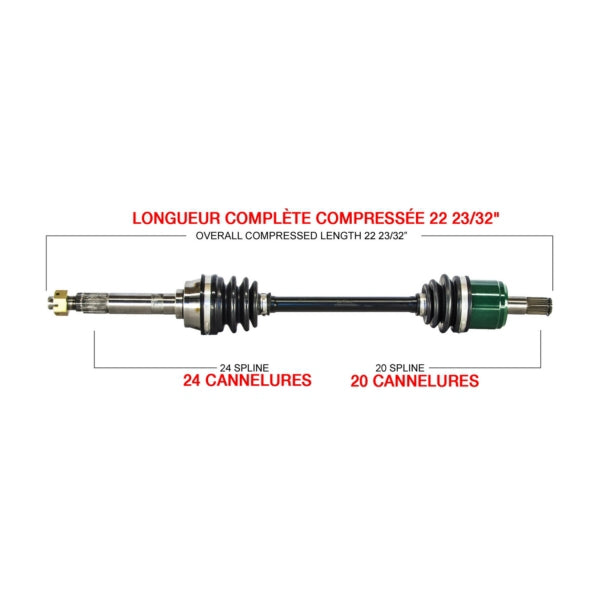 Kimpex-AXLE COMPL KAWA KIMPEX KAW-7011K 7794232933366