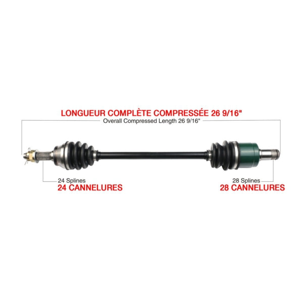Kimpex-AXLE COMPL JDEERE KIMPEX JDR-7012K 779423292094