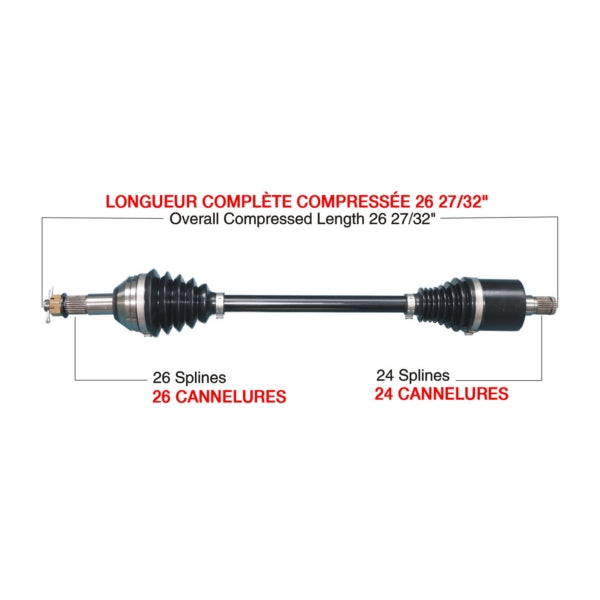 KimpexHD - Complete HD Axle (CAN-6008HDK)