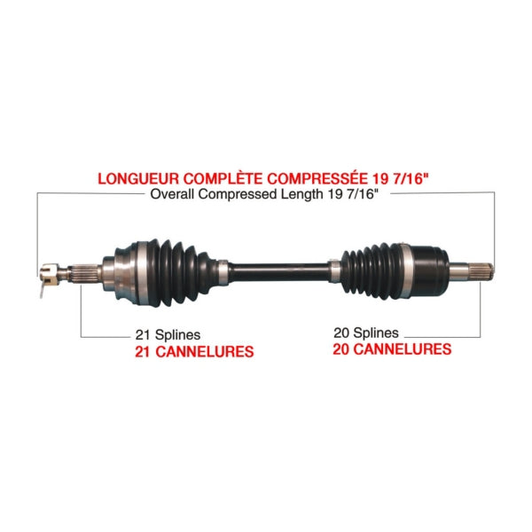 KimpexHD - Complete HD Axle (HON-6008HDK)
