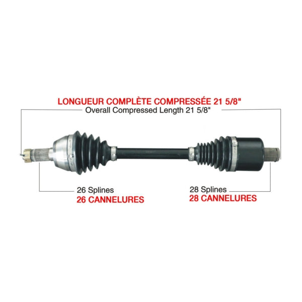 KimpexHD - Complete HD Axle (POL-6017HDK)
